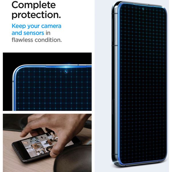 Spigen Protection d'écran en verre trempé GLAStR Fit + Applicator 2-pack Samsung Galaxy S23