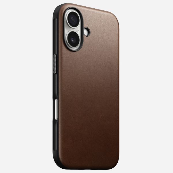 Nomad Coque Modern Leather iPhone 16 - Brown