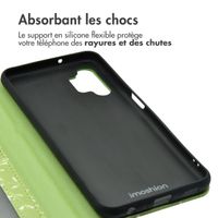 imoshion Étui de télephone portefeuille Design Samsung Galaxy A13 (4G) - Green Flowers