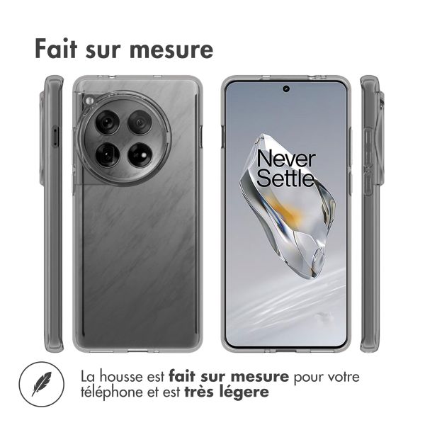 Accezz Coque Clear OnePlus 12 - Transparent