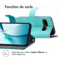 imoshion Etui de téléphone portefeuille avec cordon Google Pixel 9A - Turquoise