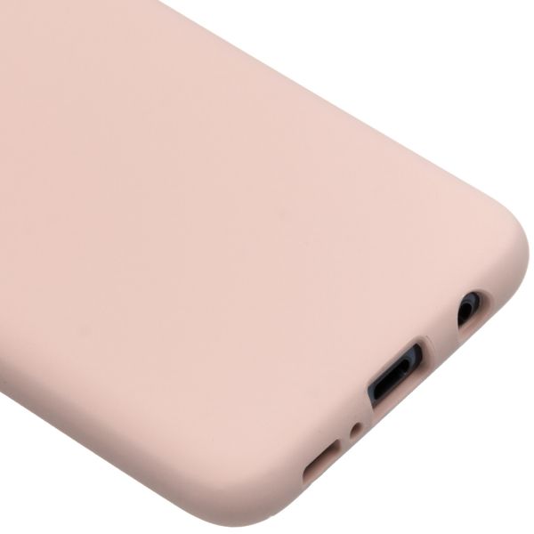 Accezz Coque Liquid Silicone Samsung Galaxy S10e - Rose