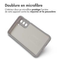 imoshion Coque arrière EasyGrip Samsung Galaxy S21 FE - Gris