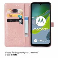 imoshion Etui de télephone Mandala Motorola Moto E13 - Rose Doré