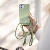 imoshion Coque de couleur avec cordon amovible Apple iPhone 12 (Pro) - Vert