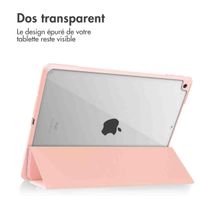 imoshion Coque tablette rigide Trifold Apple iPad 9 (2021) 10.2 pouces / iPad 8 (2020) 10.2 pouces / iPad 7 (2019) 10.2 pouces - Rose