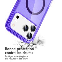 imoshion Coque Pailletée avec MagSafe Apple iPhone 17 Pro Max - Violet