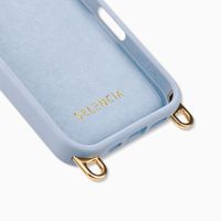 Selencia Coque arrière Rivièra avec MagSafe avec crochets amovibles Apple iPhone 16 Pro - Powder Blue