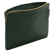 dbramante1928 ﻿Paris Sleeve - Pochette ordinateur 13 pouces - Cuir véritable - MacBook Pro 13 pouces / Air 13 pouces - Evergreen