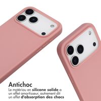imoshion Coque en silicone avec cordon Apple iPhone 17 Pro Max - Sand Pink