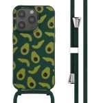 imoshion Coque design en silicone avec cordon iPhone 14 Pro - Avocado Green