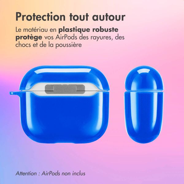 imoshion Coque Néon Apple AirPods 3 - Bleu Cobalt