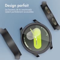 imoshion Coque rigide à couverture complète Samsung Galaxy Watch 7 - 40 mm - Noir