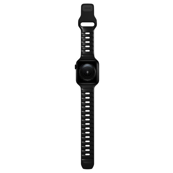 Nomad Bracelet Sport FKM Apple Watch Series 1 á 10 / SE / Ultra (2) (44/45/46/49 mm) - Noir