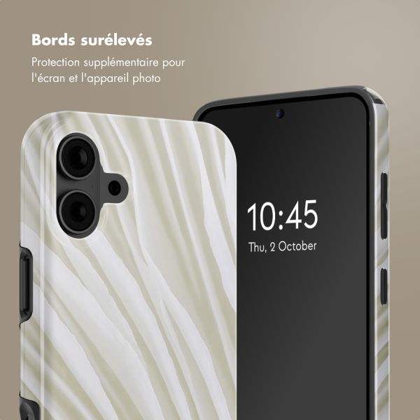 Selencia Coque arrière Vivid avec MagSafe Apple iPhone 16 - Nature Light Brown