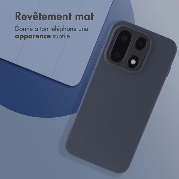 imoshion Coque Couleur OnePlus 15 - Bleu foncé