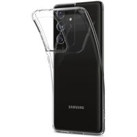 Spigen Coque Crystal Flex Samsung Galaxy S21 Ultra - Transparent