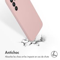 Accezz Coque Liquid Silicone Samsung Galaxy A34 (5G) - Rose