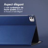 Accezz Coque tablette Classic Apple iPad Pro 13 (2025) M5 / (2024) M4 - Bleu foncé