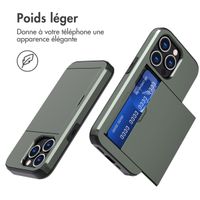 imoshion Coque arrière avec porte-cartes Apple iPhone 15 Pro - Vert foncé