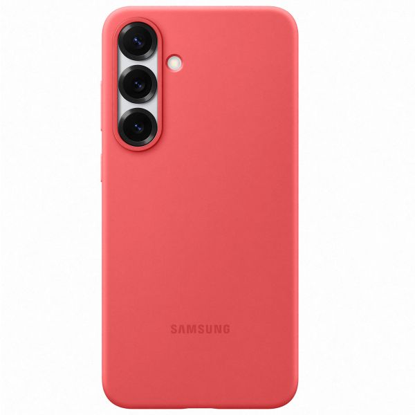 Samsung Original Coque en silicone Samsung Galaxy S25 Plus - Rouge