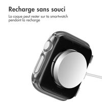 imoshion Coque rigide brillante à couverture complète pour Apple Watch Series 1 / 2 / 3 - 42 mm - Argent