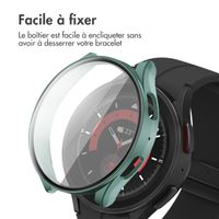 imoshion Coque rigide à couverture complète Samsung Galaxy Watch 5 - 44 mm - Vert foncé