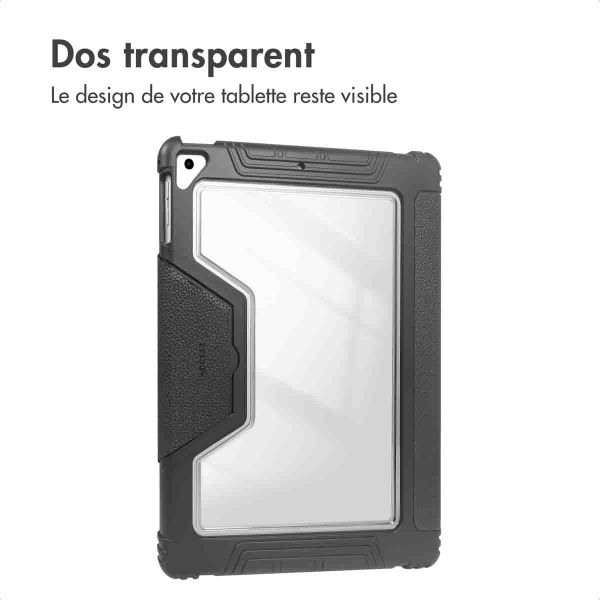 Accezz Coque tablette Rugged Trifold Apple iPad 9 (2021) 10.2 pouces / iPad 8 (2020) 10.2 pouces / iPad 7 (2019) 10.2 pouces - Noir