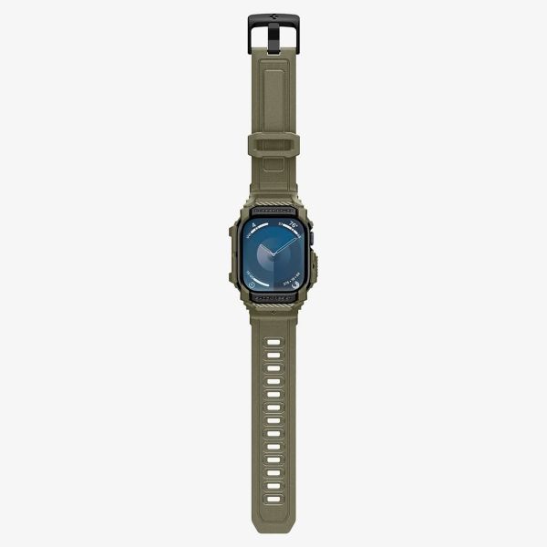 Spigen Coque Rugged Armor™ Pro Apple Watch Series 10 / 11 - 46 mm - Vintage Khaki
