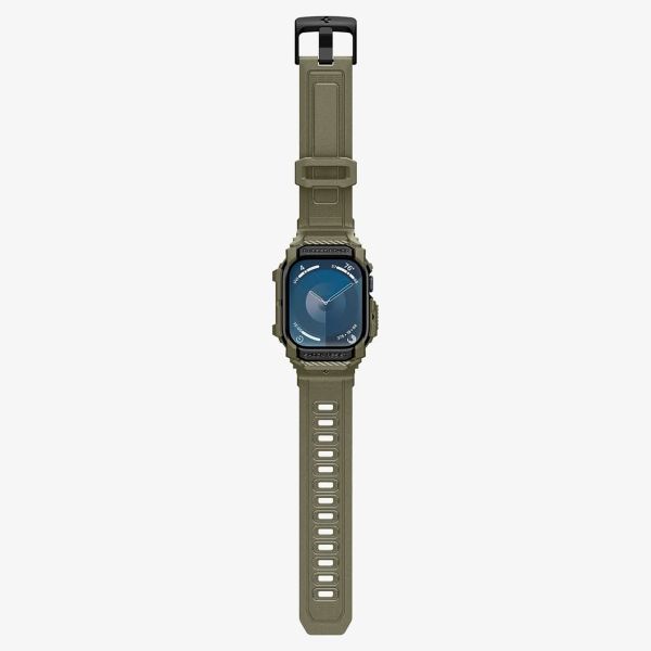 Spigen Coque Rugged Armor™ Pro Apple Watch 10 - 46 mm - Vintage Khaki