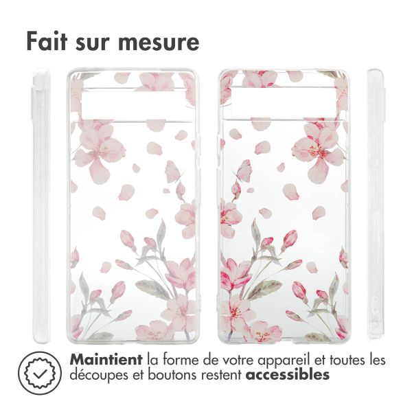 imoshion Coque Design Google Pixel 6a - Blossom Watercolor