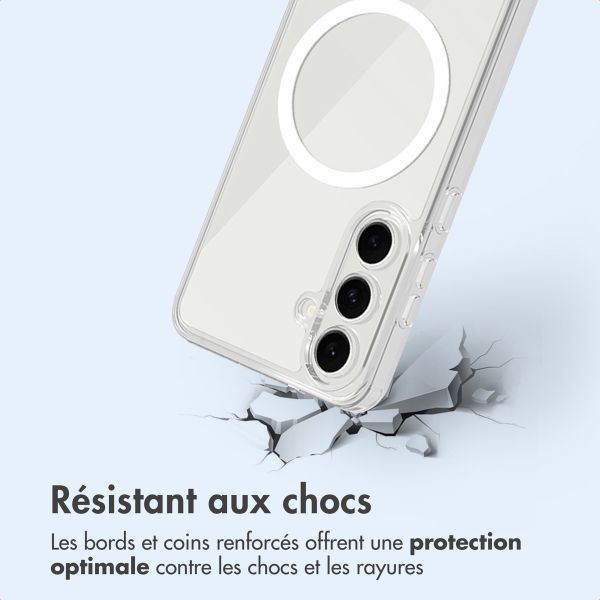 imoshion Coque arrière de protection avec MagSafe Samsung Galaxy S25 FE - Transparent