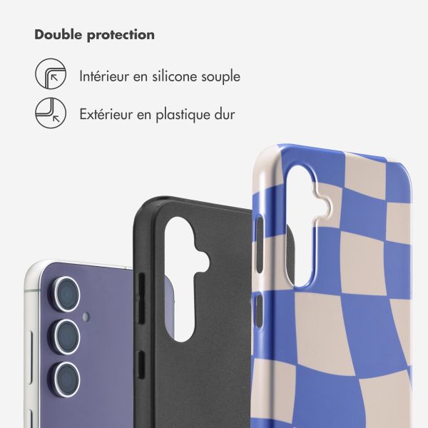 Selencia Coque arrière Vivid Samsung Galaxy S23 FE - Groovy Sapphire Blue