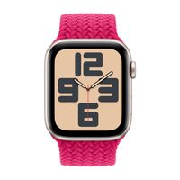 Apple Bracelet Solo tressé Apple Watch Series 1 - 11 / SE / Ultra (44/45/46/49 mm) - Taille 3 - Raspberry