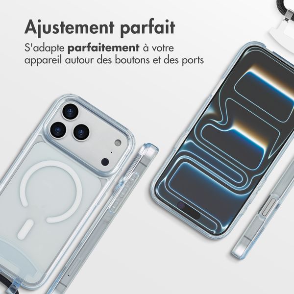 imoshion Coque MagSafe avec cordon amovible Apple iPhone 17 Pro Max - Transparent