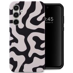 Selencia Coque arrière Vivid Samsung Galaxy A55 - Art Wave Black