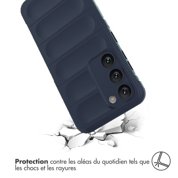 imoshion Coque arrière EasyGrip Samsung Galaxy S23 Plus - Bleu foncé