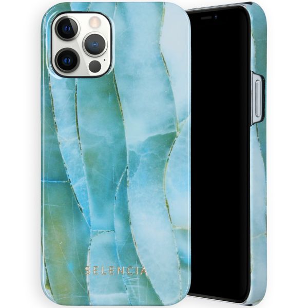 Selencia Coque Maya Fashion iPhone 12 (Pro) - Agate Blue