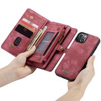 CaseMe Etui de téléphone de luxe en cuir deux iPhone 13 Mini