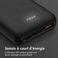 imoshion Batterie externe compacte 10.000 mAh - Noir