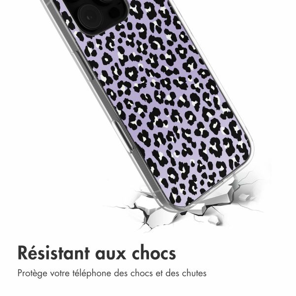 imoshion Coque Design Apple iPhone 16 Pro - Leopard Lilac