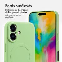 imoshion Coque Couleur avec MagSafe Apple iPhone 16 - Vert