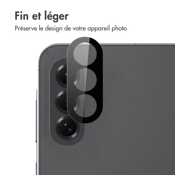 imoshion Lot de 2 protections d'objectif de caméra Samsung Galaxy A37 / A57 - Noir