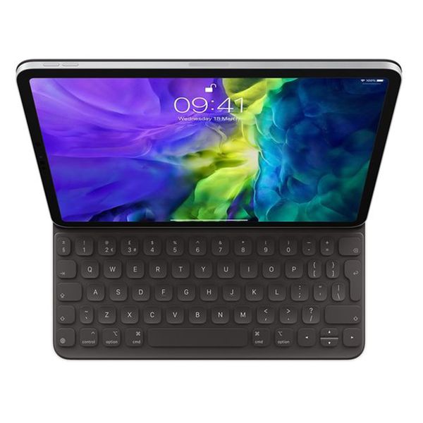 Apple Smart Folio Keyboard Apple iPad Air 11 pouces (2025) M3 / (2024) M2 / Air 5 (2022) / Air 4 (2020) / Pro 11 (2018/2020/2021/2022) - qwerty_uk - Noir