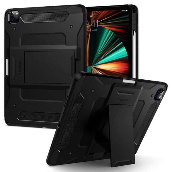 Spigen Coque Tough Armor Pro iPad Pro 12.9 (2022) / Pro 12.9 (2021) - Noir