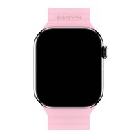 Holdit Bracelet en silicone magnétique Apple Watch Series 1 - 11 / SE / Ultra (44/45/46/49 mm) - Pink / Beige