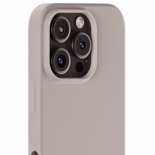 Holdit Coque Silicone Apple iPhone 16 Pro - Taupe