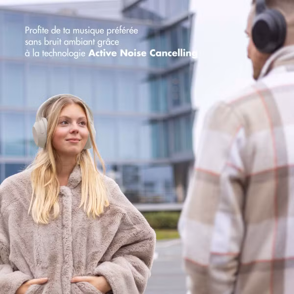 Selencia Casque sans fil Urban Play - Réduction active du bruit (ANC) - Avec étui de rangement - Melody Mist