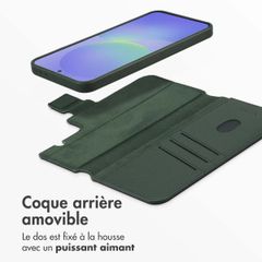 Accezz Étui de télephone portefeuille en cuir 2-en-1 avec MagSafe Samsung Galaxy A36 / A56 - Cedar Green