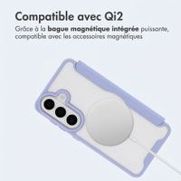 imoshion Bookcase transparente avec MagSafe Samsung Galaxy S26 - Lilas